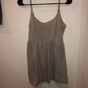 Black and white striped Garage brand mini dress